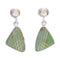 Sterling Silver Jewelry And Turquoise Post Dangle Earrings PX32543